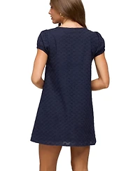 Edikted Women's Mariella Lacey Eyelet Mini Dress