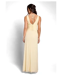 Coast Women's Mesh Ruched Waist Maxi Dress