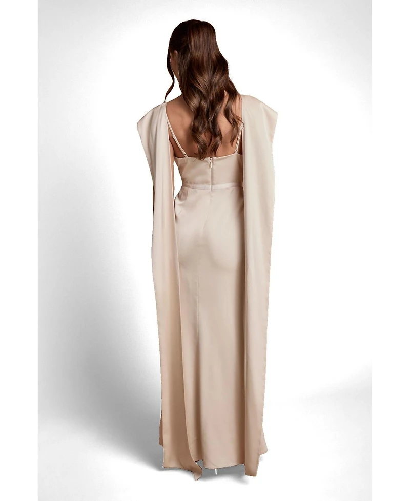 Coast Women's Satin Tie Back Maxi Dress
