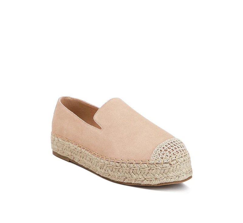 Ellerie suede flatform heel espadrilles