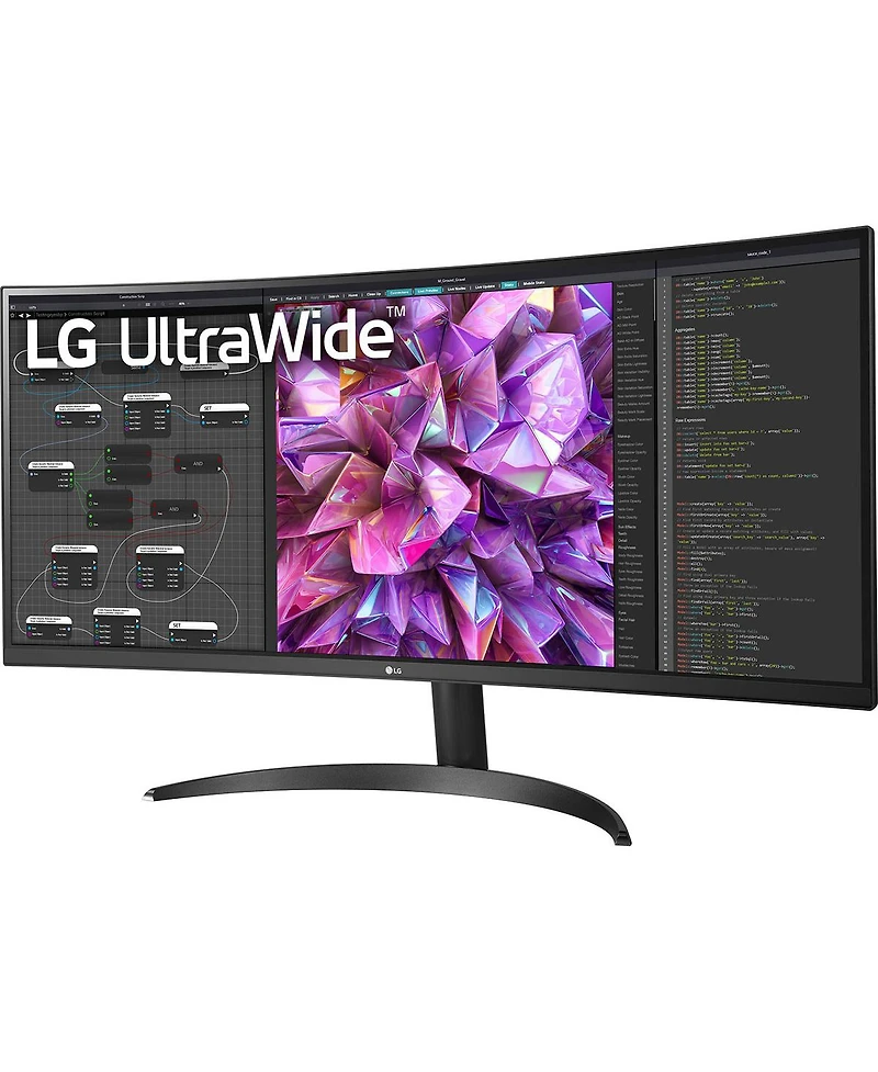 Lg 34BQ60QC-b 34" 21:9 UltraWide Qhd Curved Ips Lcd Hdr Monitor