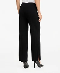 I.n.c. International Concepts Women's Wide-Leg Pull-On Ribbed Sweater Pant, Macy's Exclusive
