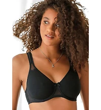 Lascana Women's 2 Pack Sheer Accent T-Shirt Bras