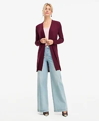 I.n.c. International Concepts Women's Duster Open-Front Ribbed Cardigan, Macy's Exclusive