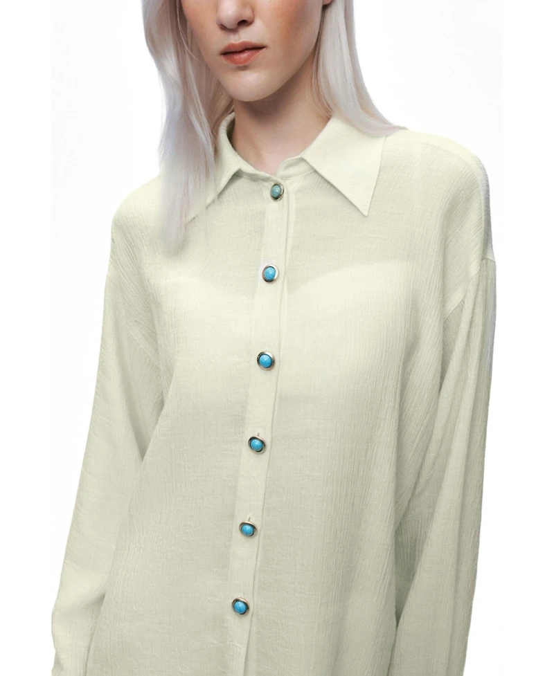 Nocturne Women's Bustier Set Shirt