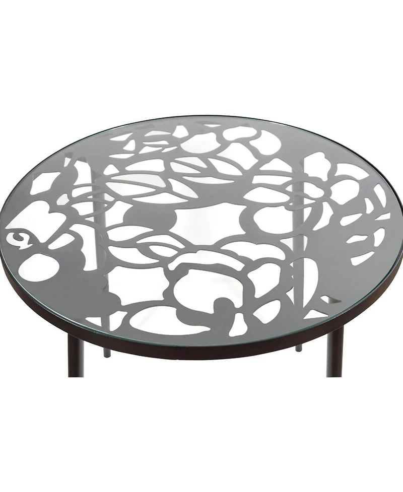 LeisureMod Devon 5-Piece Outdoor Dining Set