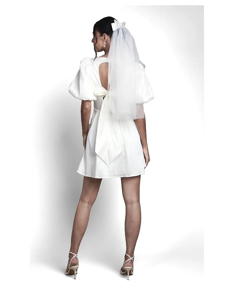 Coast Women's Puff Sleeve Mini Dress