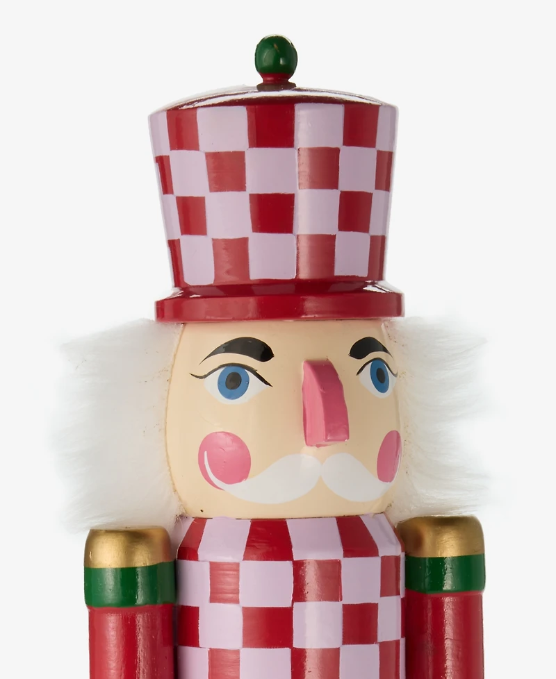 Holiday Lane Whimsy Checkered Nutcracker, Macy's Exclusive
