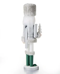 Holiday Lane Opulence Silver-Tone Nutcracker, Macy's Exclusive