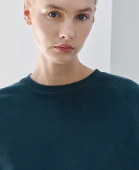 Mango Women's Terry Cotton Sweater