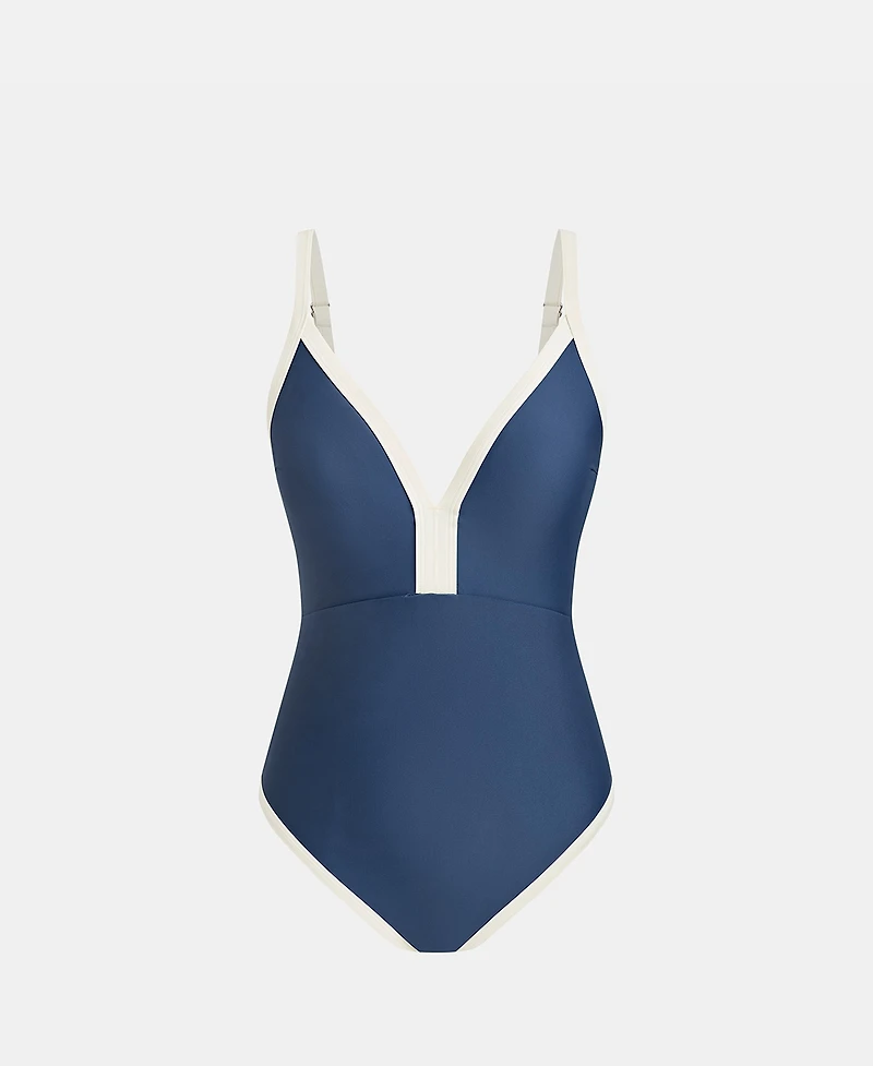 Cupshe Women's Plunge One Piece Swimsuit Lace-up Back