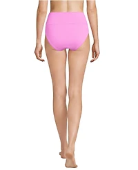 Lands' End Women's Pinchless High Waisted Bikini Bottoms