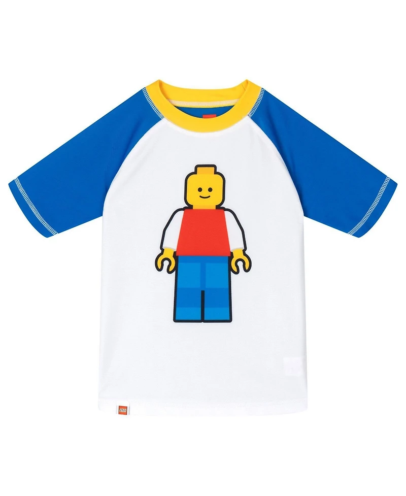 Lego Toddler Boys 2-Piece Swimwear Rash Guard and Swim Trunks Set