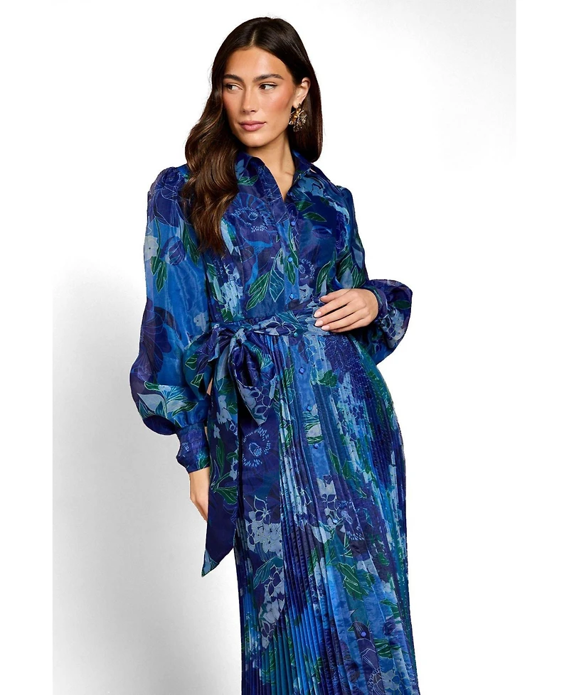 Coast Women's Floral Organza Shirt Dress