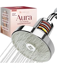 Radiance by Mist Filtered Aura Shower Head with Replaceable Filter, Improves Skin, Hair, and Nails