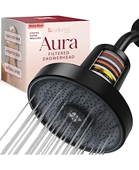 Radiance by Mist Radiance Filtered Aura Shower Head with Replaceable Filter, Improves Skin, Hair, and Nails