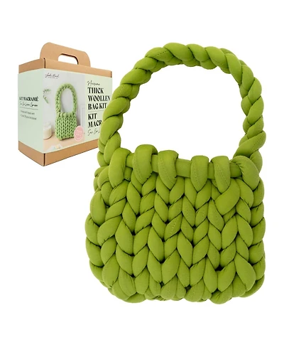 John Bead Macrame Thick Woollen Bag Diy Kit for Beginners