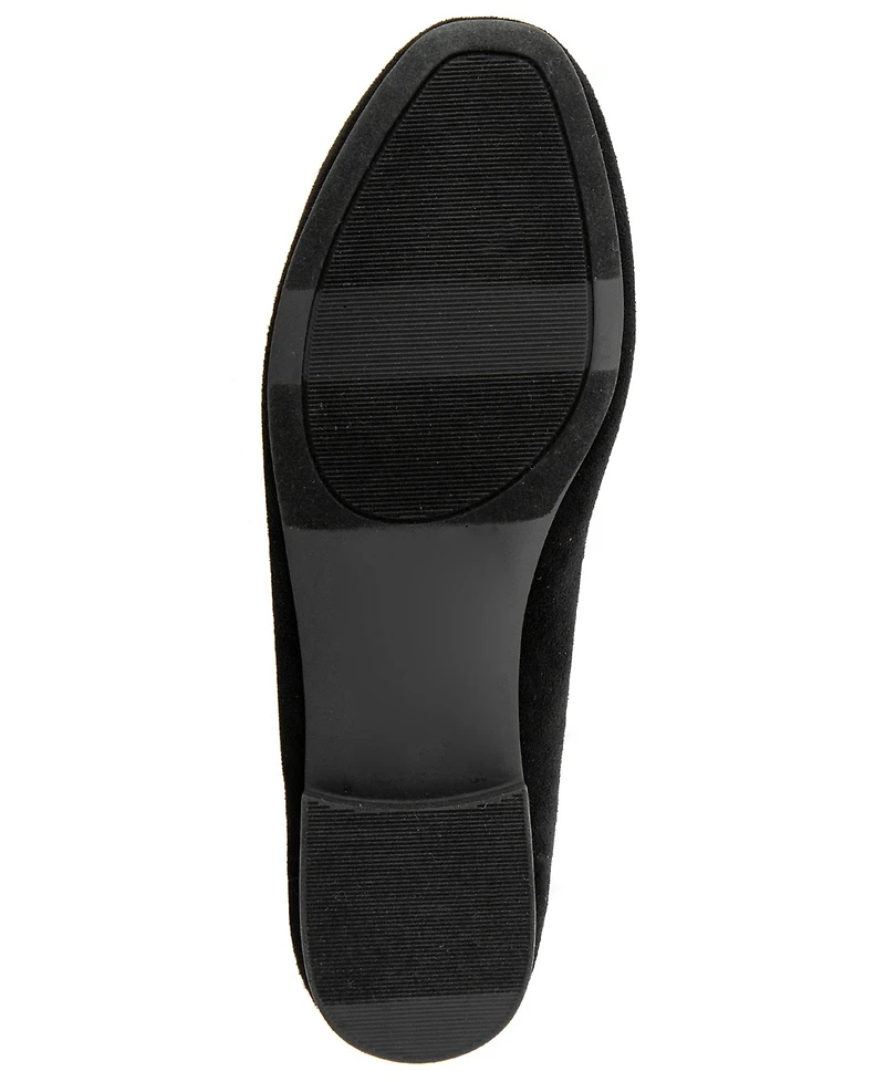 Kensie Women's Eglantine Elastic Strap Ballet Flat