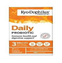 Kyolic Kyo-Dophilus Daily Probiotic, Immune health and digestive support, 180 Capsules