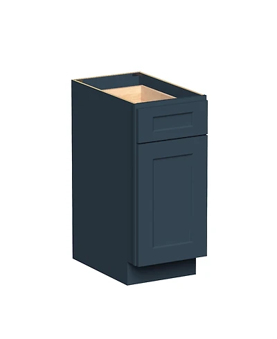 Boyel Living 15inch Standard Base Cabinet, Ready to Assemble Kitchen Cabinet with Solid Wood Frame, Soft-Close Slides and Hinges