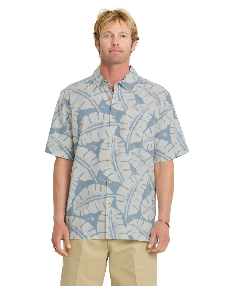 Quiksilver Waterman Men's Fronds Short-Sleeve Shirt