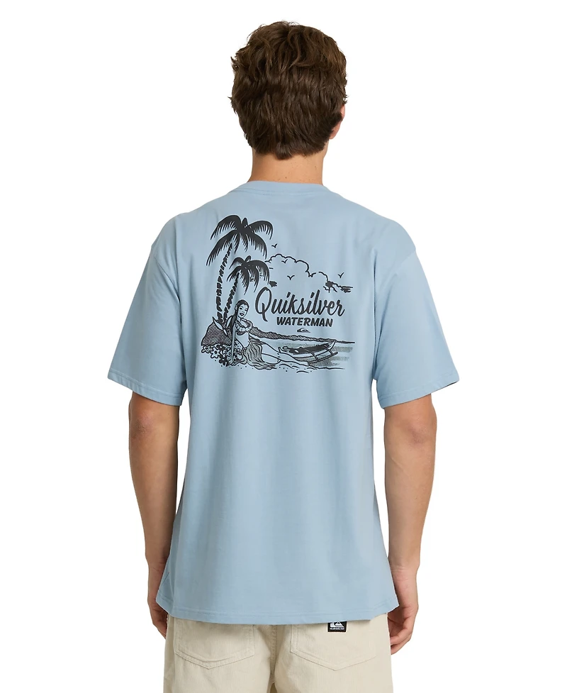 Quiksilver Waterman Men's Outrigger Short-Sleeve T-Shirt
