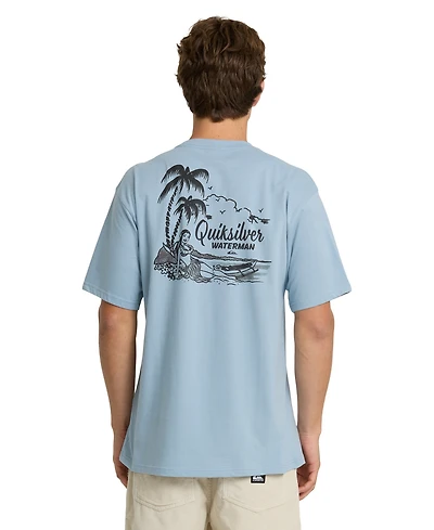 Quiksilver Waterman Men's Outrigger Short-Sleeve T-Shirt