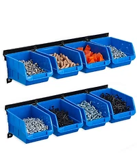 Xdovet Tool Organizer Wall Mount Bins Rails
