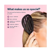Gimme Beauty Vented Detangling Brush Quick Dry, Heat Resistant Wet Brush for Thick or Thin Locks Supports Healthy Hair Fine Hair