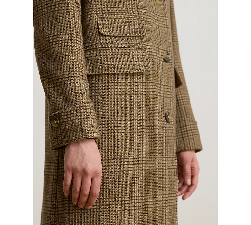Lauren Ralph Women's Collared Wool Walker Coat