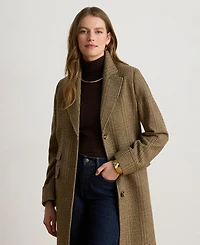 Lauren Ralph Women's Collared Wool Walker Coat