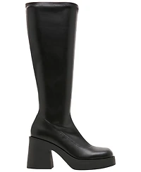 Madden Girl Women's Spy Stretch Knee High Block Heel Boots