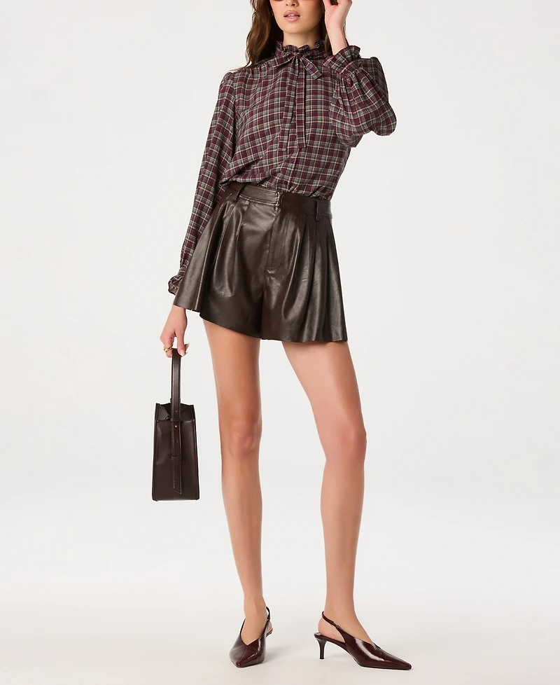 Astr the Label Women's Alyssa Mock Neck Top