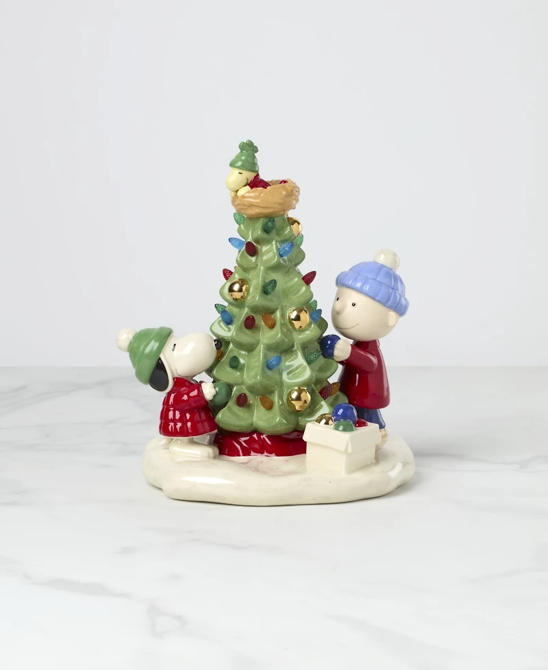Lenox Peanuts Christmas Light-Up Figurine