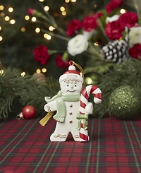Lenox 2026 Gingerbread with Candy Cane Ornament