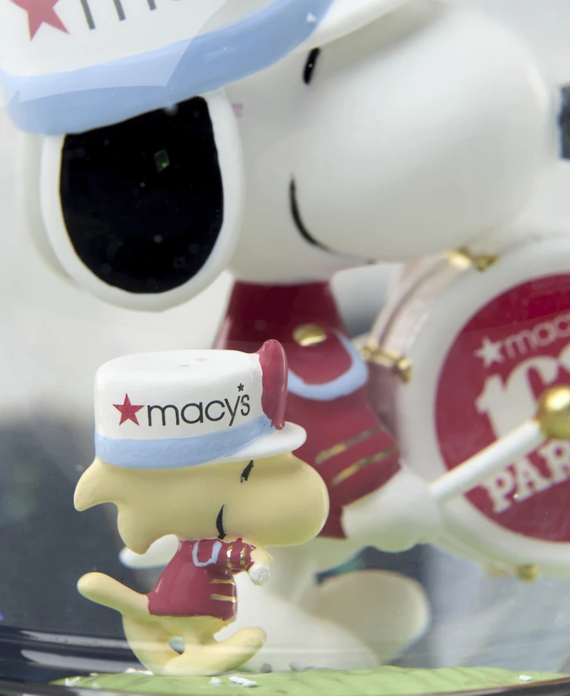 Lenox Peanuts Macy's 100th Parade Snow Globe