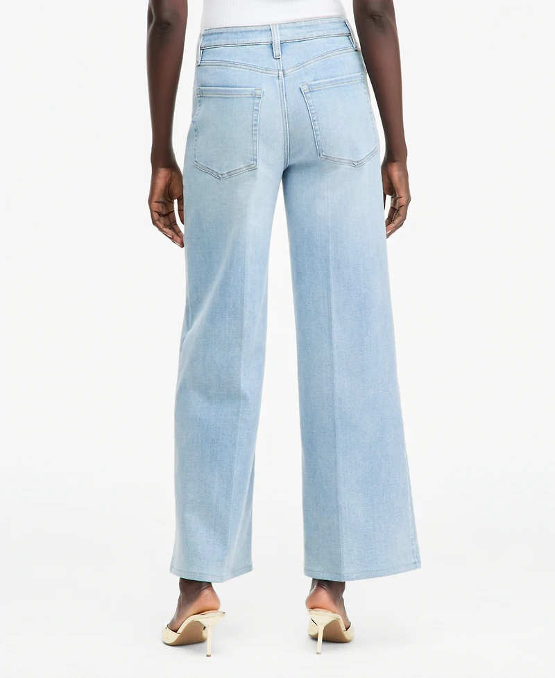 I.n.c. International Concepts Women's High-Rise Wide-Leg Jeans