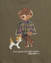 Polo Ralph Lauren Girls' 2T-6X Bear Long-Sleeve Sweatshirt