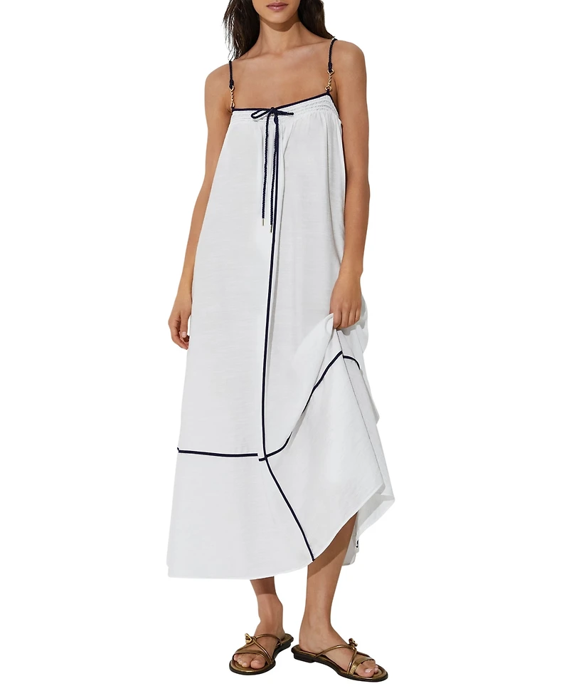 Reiss Women's Isla Contrast Tipped Resort Dress