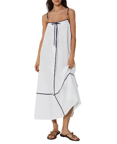 Reiss Women's Isla Contrast Tipped Resort Dress