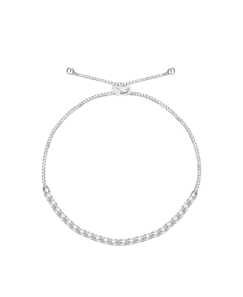 Macy's Lab-Grown Diamond Bolo Bracelet (1-1/2 ct. t.w.) in Sterling Silver