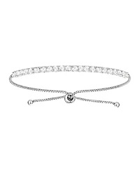 Macy's Lab-Grown Diamond Bolo Bracelet (1-1/2 ct. t.w.) in Sterling Silver