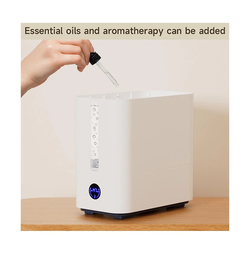 Topteng 2.6 Gal Humidifier with 800ml/h Output, 50H Runtime & 4-Nozzle Nano Mist