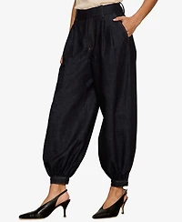Sanctuary Women's Mid-Rise Balloon-Leg Ankle Jeans