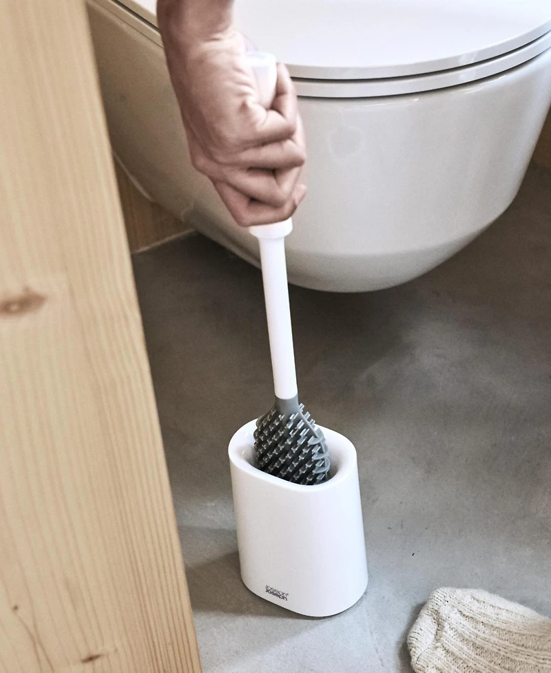 Joseph Joseph 2-Piece Flex TriBlade Lite Toilet Brush & Holder Set