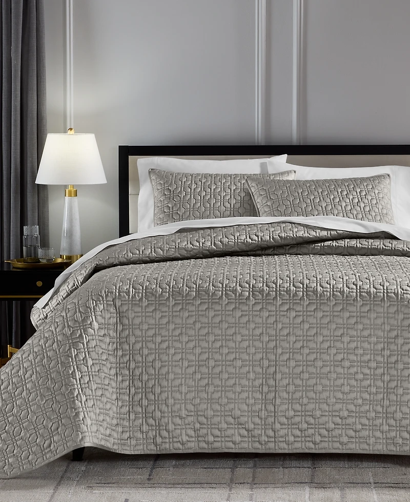 Hotel Collection Porto Quilted Coverlet Set, Full/Queen, Macy's Exclusive