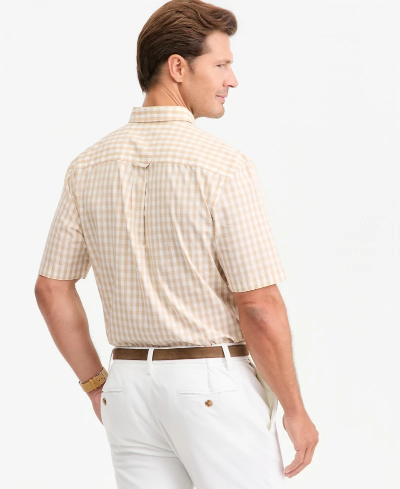 Club Room Men's Hemmy Plaid Poplin Short-Sleeve Shirt, Macy's Exclusive