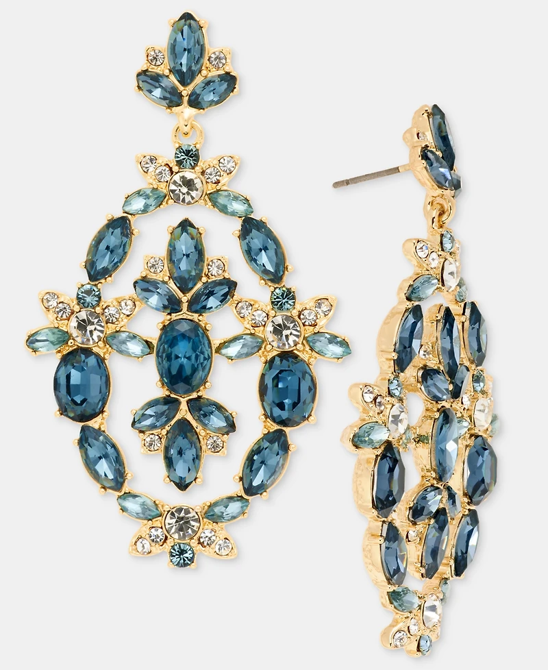 Marchesa Stone Orbital Drop Earrings