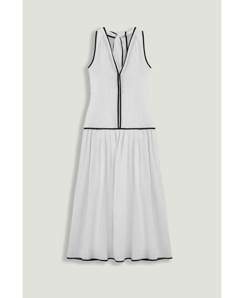 Nocturne Women's Binding Detail Halterneck Midi Dress
