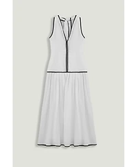 Nocturne Women's Binding Detail Halterneck Midi Dress